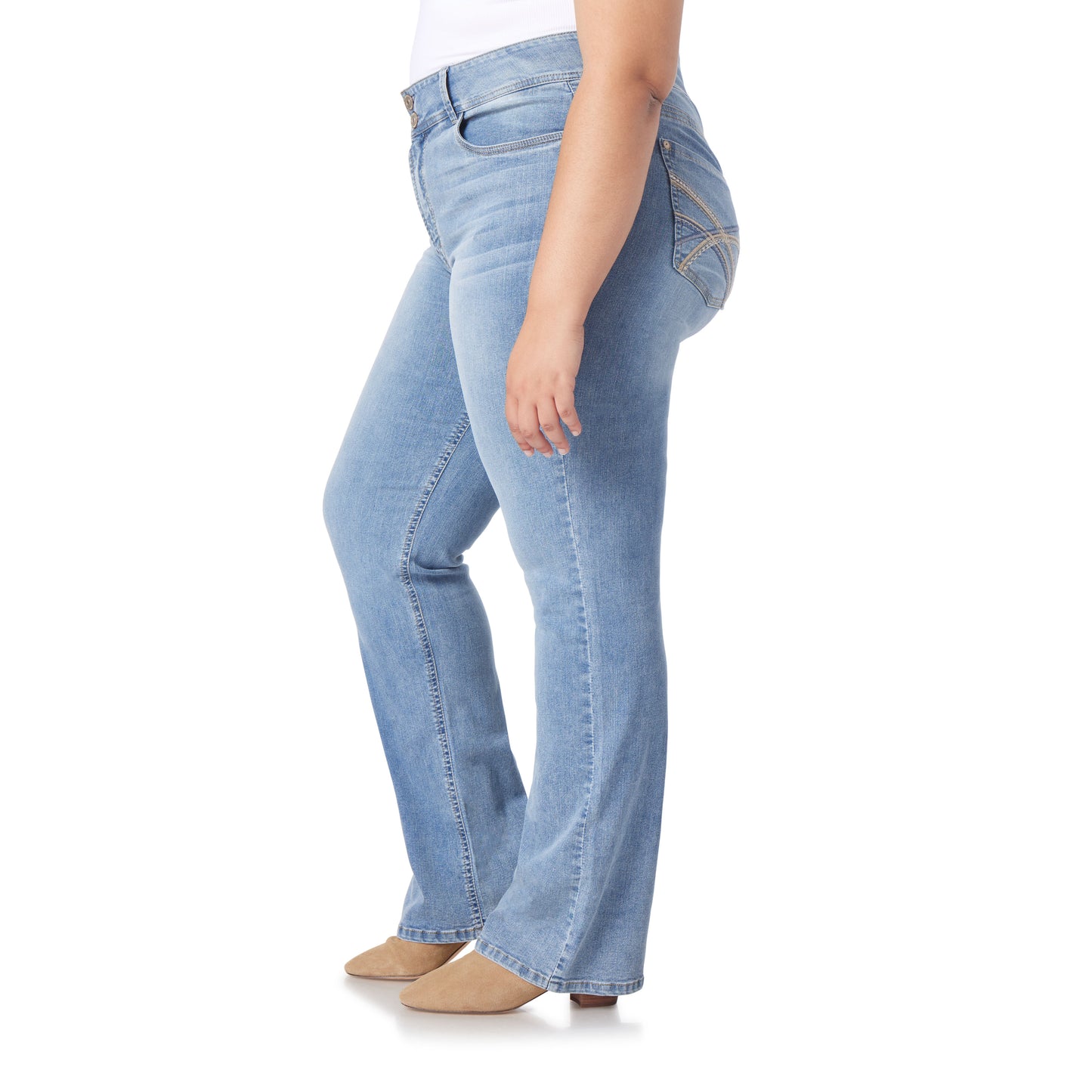 InstaStretch® Luscious Curvy Bootcut Jeans